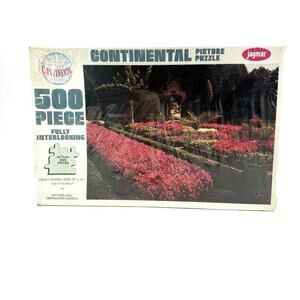 VTG Jaymar Continental 500 Piece Jigsaw Puzzle Sealed USA Made Switzerland NOS